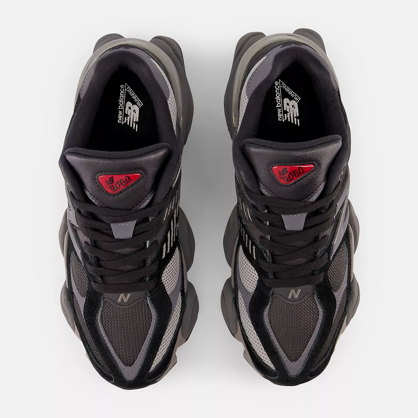 New Balance 9060 BLACK / CASTLEROCK / Rain Cloud